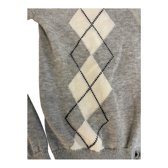 Brandy Melville button up cropped grey cardigan sweater one size - Picture 4 of 6